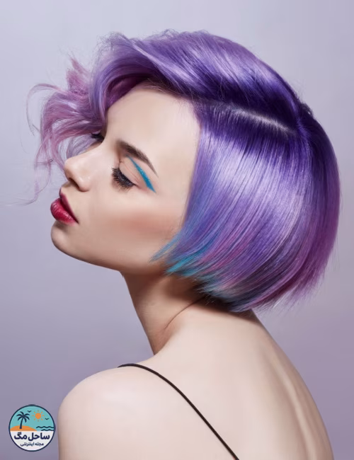 holographic lavender hair color