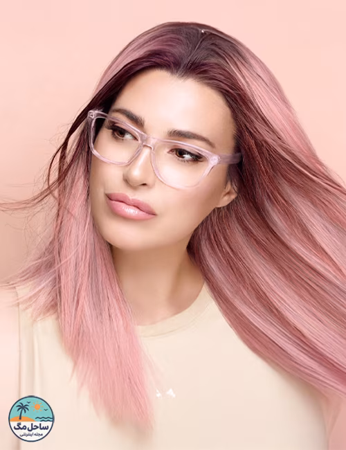 smoky rose gold hair color