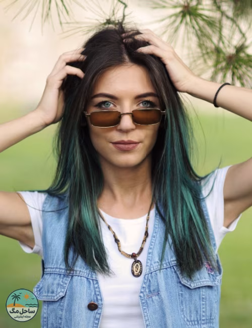 mineral green hair color