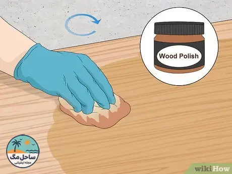 Step 4 Polish the wood with a soft cloth.