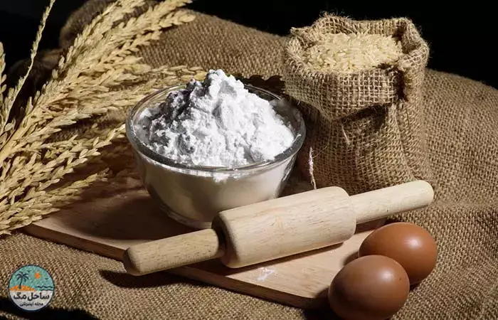 ماسک آرد برنج و سفیده تخم‌مرغ