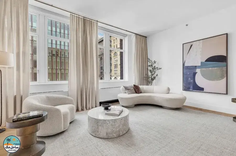 Modern interior design ideas in a living room by Decorilla designer, Leanna S.