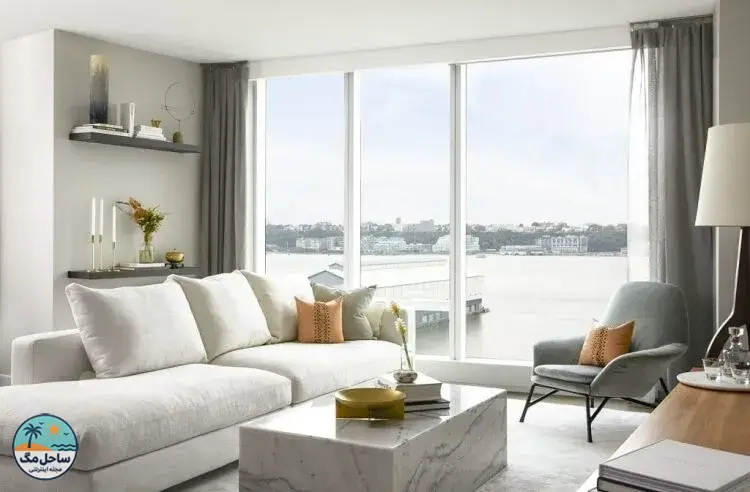 Modern interior design ideas in a living room by Decorilla designer, Nicole W.