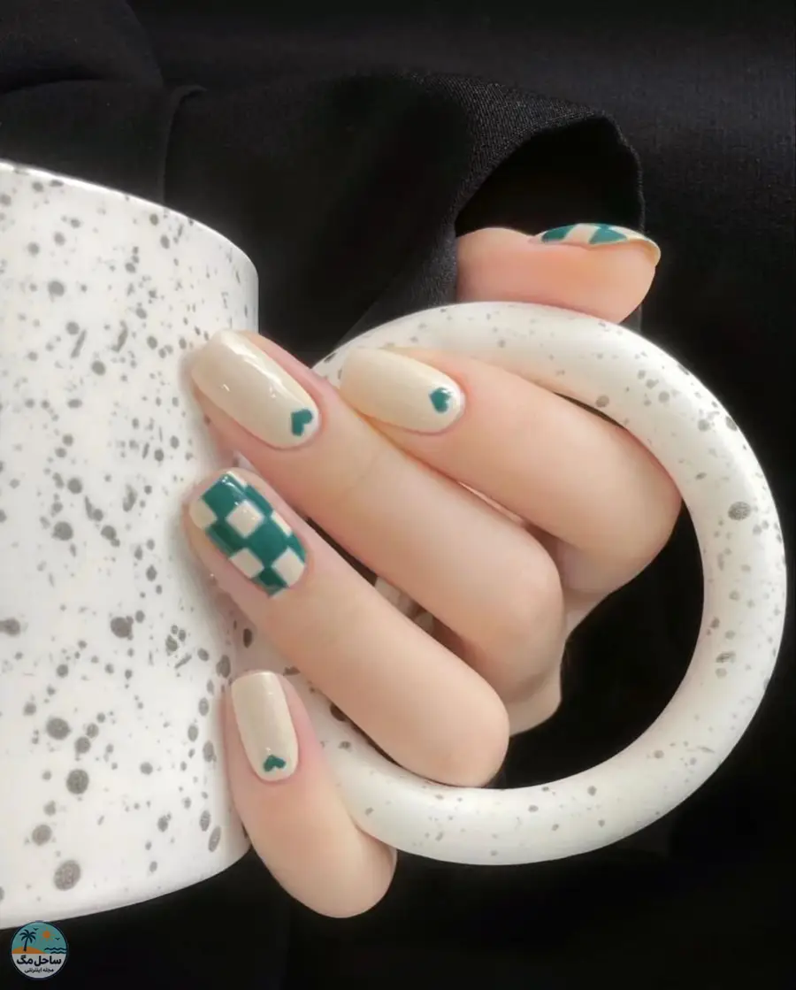 ناخن میلکی بلند مجلسی 10