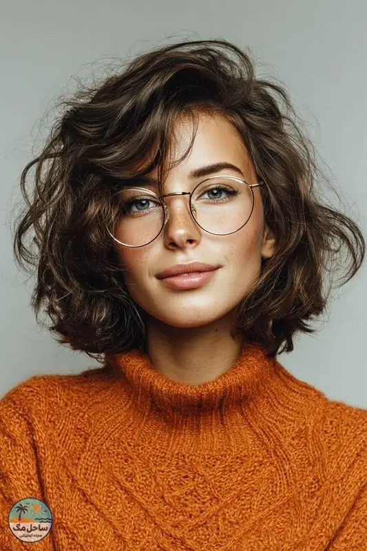 کوتاهی مدیوم حجیم به رنگ قهوه ای دارچینی